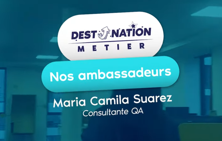 Maria Camila Suarez, consultante QA dans le numérique