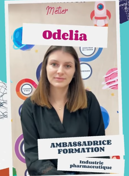 Odelia, Ambassadrice Formation dans l’Industrie Pharmaceutique