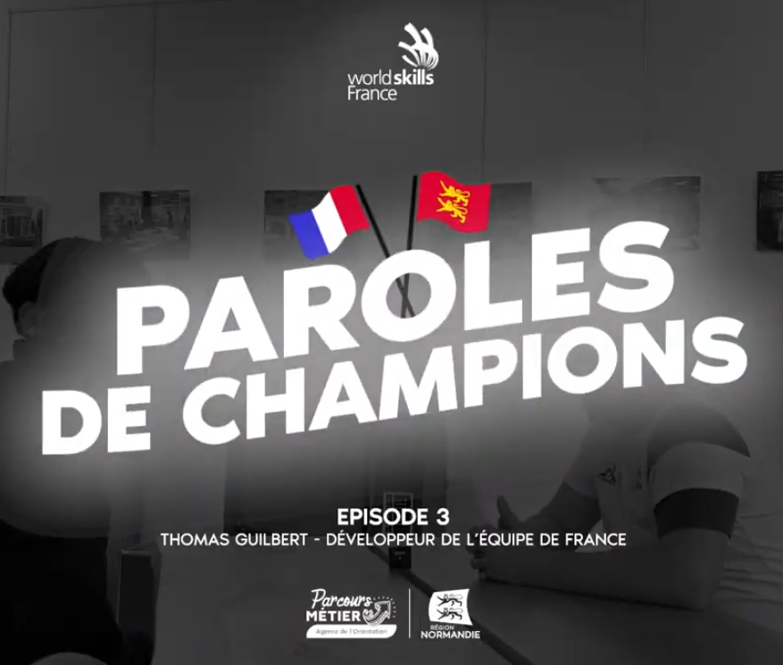 Thomas Guilbert, 47ème compétition des métiers Worldskills