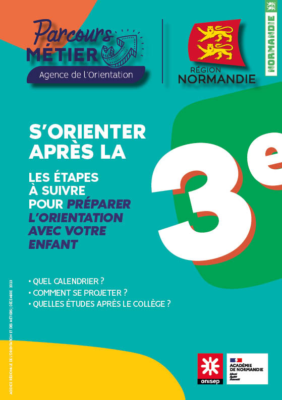 couverture dépliant S'orienter après la 3e